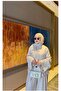 طقم ملابس إسلامية بتفاصيل من الدانتيل مع بطانة داخلية وخارجية - 3