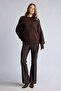 Oversize Crew Neck Drop Shoulder Basic Knitwear Sweater F3895Ax26Wn - 2