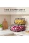 2 Tier Stackable Wire Basket-Kitchen Counter, Pantry Organization and Storage - Cabinet, C - 2