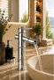 Bamboo Chrome Bowl Sink Faucet |   Premium Model |   Luxury Vintage Lavatory Faucet - 6