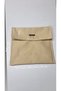 Book and Tablet Cover in Light Cream Solid Color Fabric with Snap Fasteners