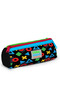 Kids Black Lets Play Patterned Three Compartment Pencil Bag 31014 - 3
