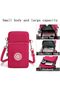 Small Crossbody Cell Phone Purse,Universal Mini Messenger Shoulder Handbag Wallet with Adjus - 4