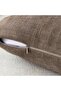 Pack of 2 Soft Textured Throw Decorative Pillow Covers Square Accent Solid Cushion Cover - 4