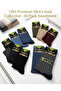 Oba Patterned Bamboo Men's Socks 10 Pieces - 2