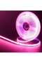شريط إضاءة LED بتقنية COB بجهد 5 فولت USB مع مفتاح للتحكم في السطوع، 9.84 قدم/3 متر، أبيض دافئ 3000 كلفن، 320 مصباح LED لكل متر، عرض 8 مم، غير قابل للانحناء - 2