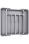 Silverware Drawer Organizer, Expandable Utensil Tray for Kitchen, BPA Free Flatware and Cutl