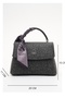 Benetton Women's Crossbody Bag Black Bnt1896 - 5