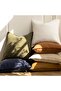 Pack of 2, Decorative Linen Soild Throw Pillow Covers Soft Accent Cushion Case Boho Farmh - 6