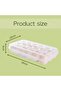 Egg Holder Eggs Tray Organizer for Fridge 4-Layer Auto Rolling Fridge Egg Dispenser 30 Eggs Simultan - 2
