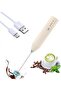 Coffee Mixer, Portable USB Rechargeable, 3 Replace Whisks, 3 Speeds, Black | Durable Stainless Steel