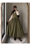 Women's Hijab Double Vest & Skirt Flared Set