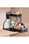 Under Sink Organizer, Detachable 2 Tier Under Sink Storage with Sliding Drawer, Hanging Cup and Hook - 7