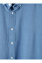 Lcw Vision Indigo Regular Fit Linen Blend Men's Shirt - 7