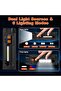 EDC Flashlight, Clip-On Rechargeable Light, 1000 Lumens Magnetic Flashlight, 6 Modes with LED Side L - 2