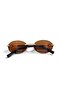 Berlom Oval Dark Brown Women's Sunglasses - 52 Ekartman Uv400 Protected - 4