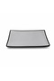Black and Gunmetal Rectangular Melamine Plate 20*13cm