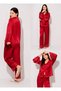 Lace-Embellished Stylish Model Satin Pajama Set with Dowery Box - Sweet Night - 3