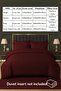 ® 6-Piece Duvet Cover Set –King Size, Includes 1 Duvet Cover(220x240cm), 1 Fitted Sheet(180x200+30cm) 4 Pillowcases(53x75cm) - 5