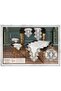 Çeyizlik Lavinya Model Cream-Cream 5 Piece Linen Lace Runner Set Elegant Living Room Set - 2