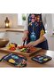 Kitchen Aprons,Adjustable Kitchen Apron 1 Piece GlovesSpongy And Square Fabric Apron,Cooking Apron W - 4