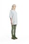 Gray Melange Backless Layered Sweatshirt 19042 - 4