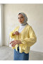 Short Kimono with Tie Front - Yellow - 2