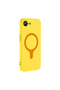iPhone 16E Case Pastel Colorful Magsafe Camera Raised Silicone - 3