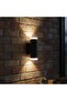 Outdoor Round Diffuser Wall Lamp Black Osram+Don-B 051 - 2