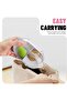 Transparent Dust-Proof Makeup Sponge Holder with Flip Lid, 2 Grid Bathroom Vanity Storage Ca - 5