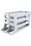 Auto Rolling Egg Dispenser 4 Tier Organizer for Refrigerator 2pcs, Premium Egg Storage Tray with Gra - 5