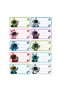 Robot Child Name Tag – Colorful Artistic Sticker for Notebook, Book, Bag - 2