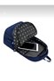 5-Compartment Luxury Crinkle Fabric High School and Middle School Backpack + Monkey Keychain Gift for Women, Men, and Children - 6