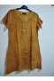 Authentic, Double-Layered, 100% Pure Stone-Washed Woven Cotton, Wide Fit, Short Sleeves, No Lycra Dress - 3