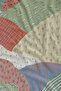 Pastel Patchwork Geometric Wave Pattern 70X150 Beach Towel - Digital Printed Bath Towel - 2