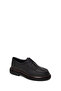 Men's Black Lace-Up Leather Casual Shoes Wm600014Df - 7