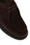Men's Brown Lace-Up Suede Leather Casual Shoes Wm600014Ds - 8