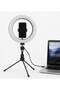 10-Inch LED Ring Light with Tripod Stand - 2