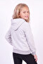 Girl's Basic Plain Kangaroo Pocket Hooded Sweatshirt - 4