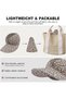 Women's wide-brim sun hat UPF50+ foldable quick-dry beach/golf/run color10. - 5