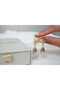 Kp654 Modern Damla Form Gold Hanging Earrings (Length 40 mm) - 2