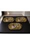 Luxury 3-Handle Gold Royal Model Stainless Steel Serving, Promise, Engagement, Tea, Coffee Presentation Tray
