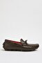 Rock V2 Model Genuine Natural Leather Rubber Sole Loafer Shoes - 2