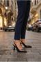 66035 Soft Comfortable Open Back 6 cm Heel Height Pointed Toe Women's Shoes - 3