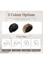 Silk sleep cap black leopard print soft satin hair care. - 5