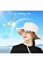 Fisherman hat 56-60cm unisex UV foldable adjustable wide brim tassel. - 4