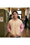 Pulled Pocket, Ribbed, Embroidered Children's College Coat / School Coat