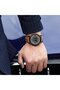Men's Stainless Steel Watch, Black & Tan | Trnda-43mm - 2