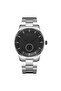 Men's Stainless Steel Watch, Black Dial | Trnda-43ss