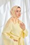Twill Silk Scarf Micro Square Yellow - 4